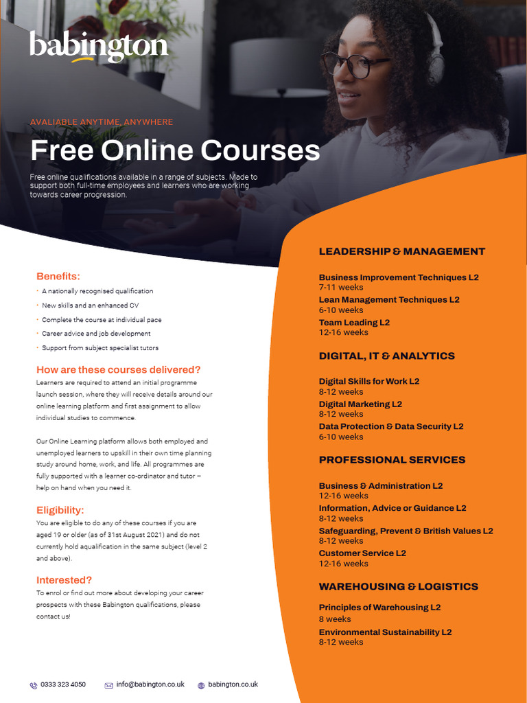 AEB Courses for Career Progression | PDF | Educational Technology ...