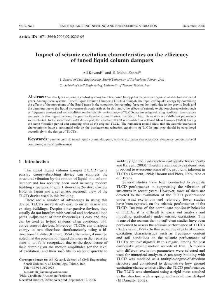 Impact of Seismic Excitation on Liquefied Soil | PDF