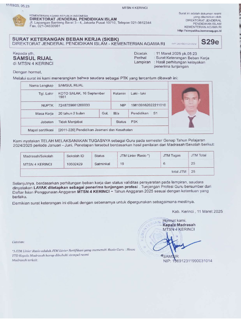 Pak Samsul Rijal | PDF