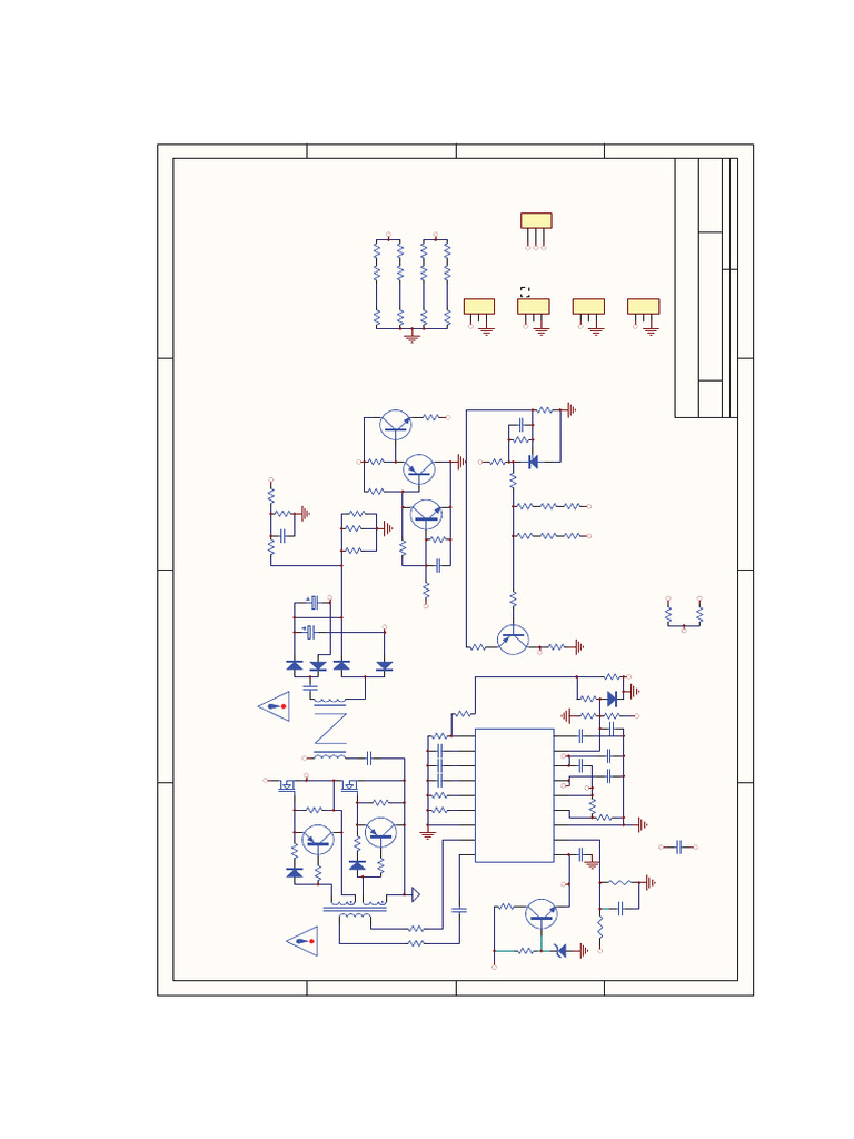 LED TV Schematic Diagram PDF | PDF | Airship
