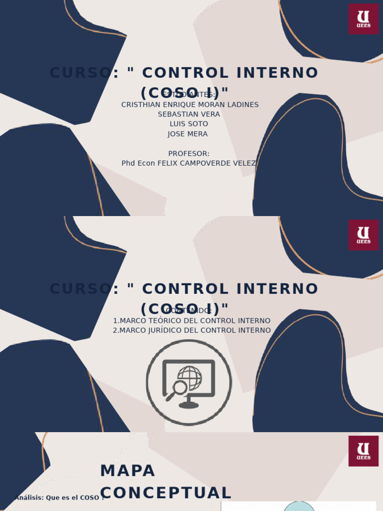 Control Interno y COSO en Ecuador | PDF | Auditoría | Contralor