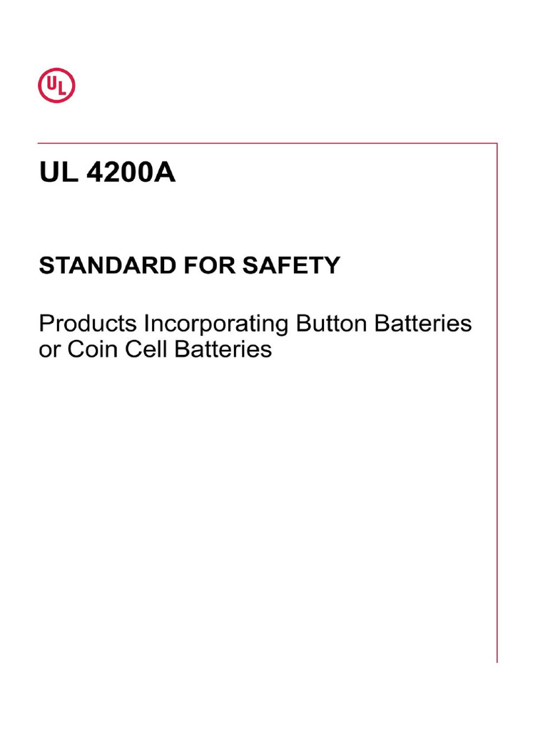 Ul 4200a-2023 | PDF