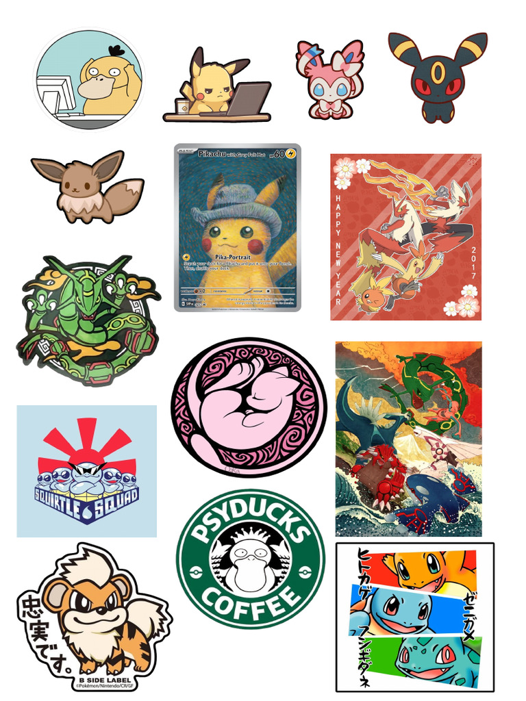 Pokemon Stickers | PDF