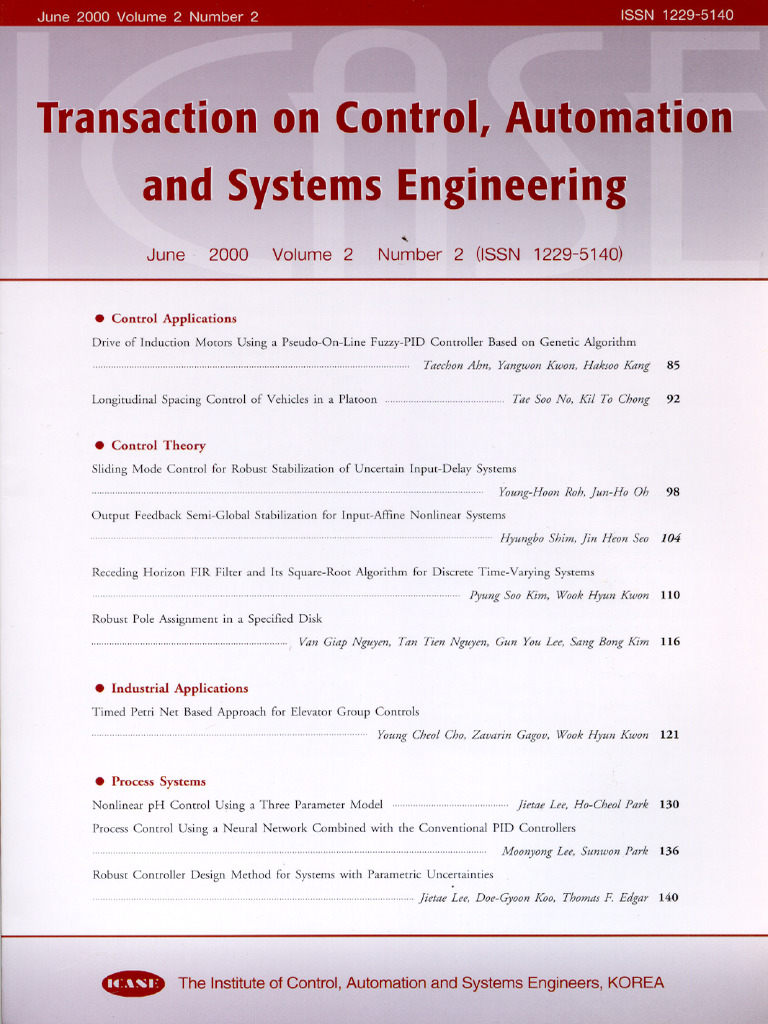 Robust Pole Assignment Methodology | PDF | Matrix (Mathematics ...