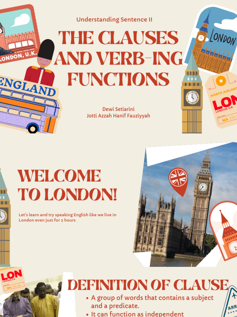 Understanding Clauses and Verb Forms | PDF | Verb | English Grammar