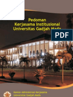 Pedoman kerjasama ugm