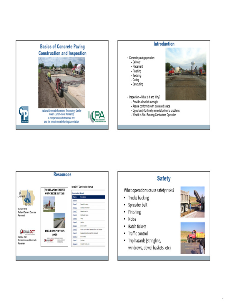 SUDAS 7010: Concrete Paving Guidelines | PDF | Concrete | Road Surface