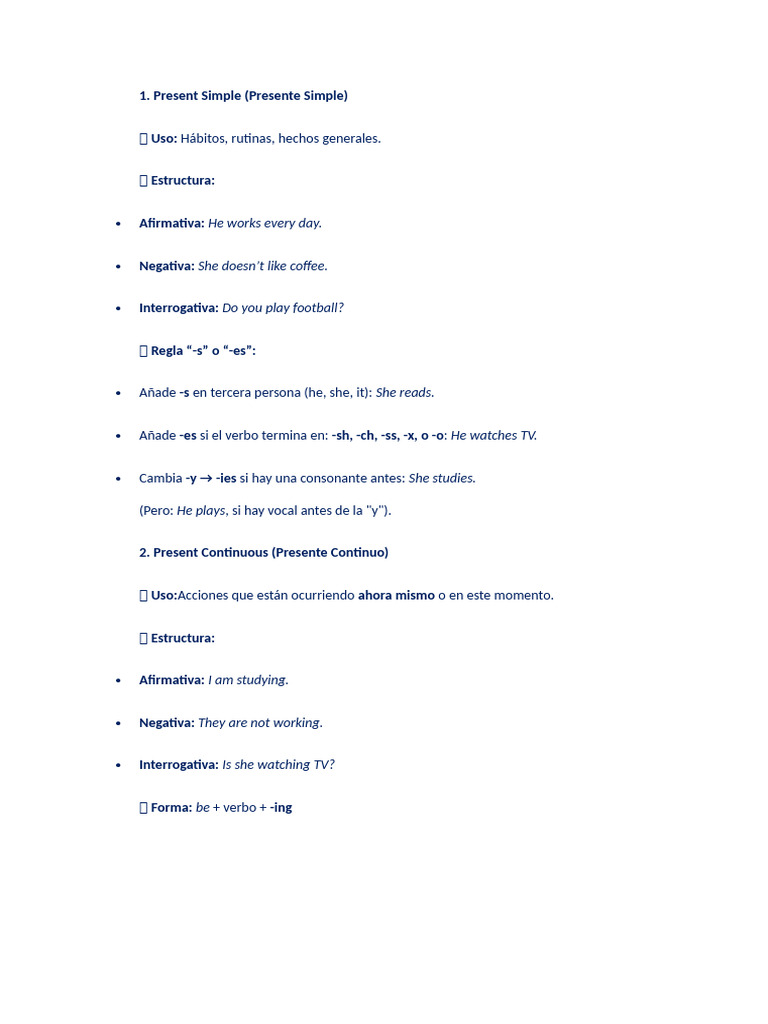 Ingles Parte Dos | PDF