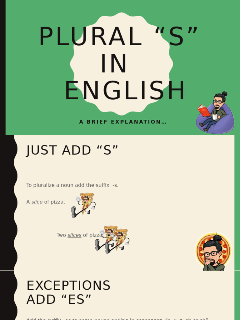 The Use of Plural S in English - 158145 | PDF