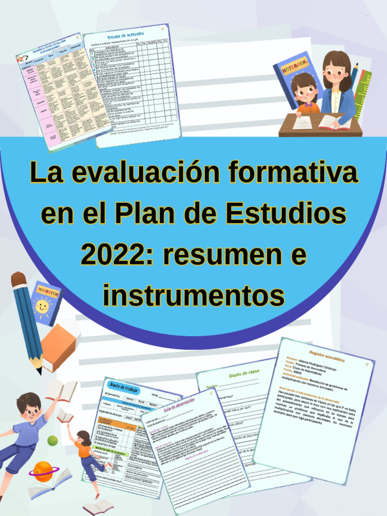 Evaluación Formativa en el Plan 2022 | PDF | Evaluación | Aprendizaje