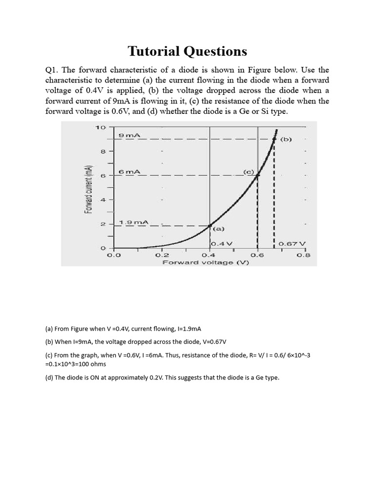 Diode and Transistor Circuit Analysis Guide | PDF | Diode | Bipolar ...