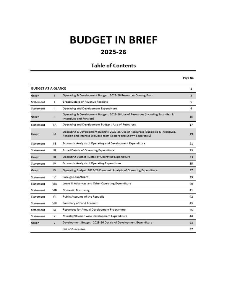 Bangladesh Budget Overview 2025-26 | PDF | Taxes | Government Budget ...