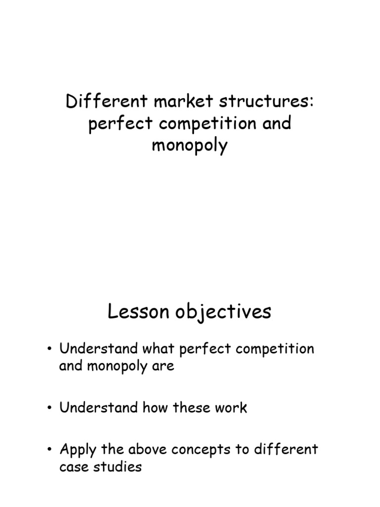 Perfect Competition Explained | PDF | Monopoly | Perfect Competition