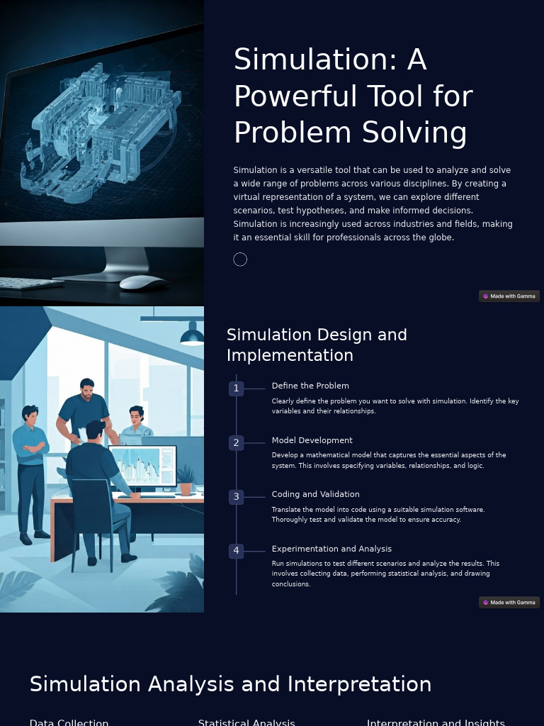 Simulation Techniques for Problem Solving | PDF | Simulation | Statistics