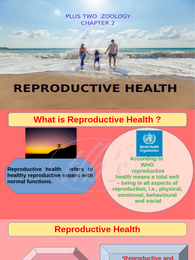 Reproductive Health Education Overview | PDF | Sexually Transmitted ...