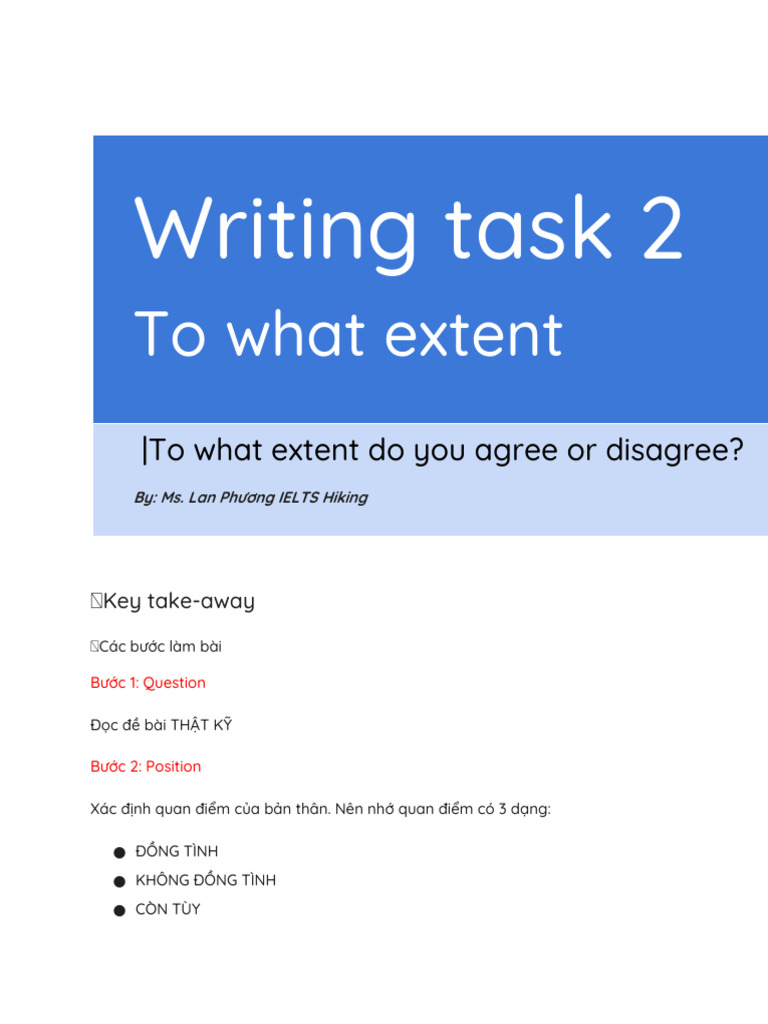 Bản Sao Của (for Students) Session 6 - To What Extent | PDF | Thought ...