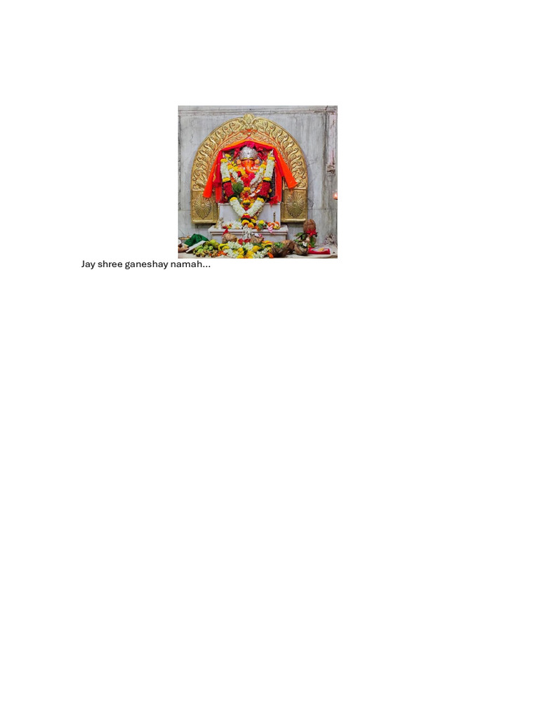 Jay Shree Ganeshay Namah | PDF
