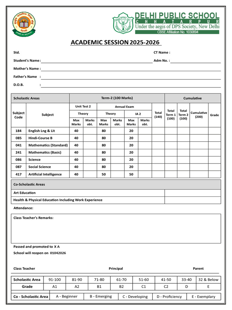 Student Academic Performance Report | PDF | Qualifications