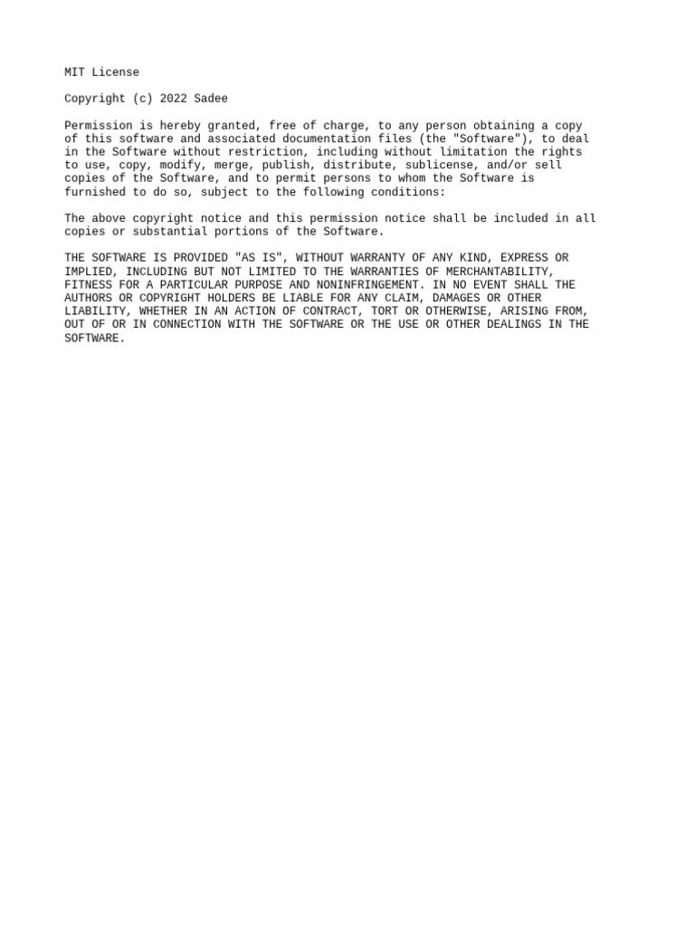 MIT License Overview and Terms | PDF