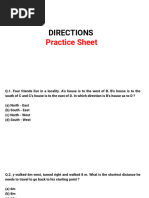 Direction-Based Reasoning Questions | PDF | Teaching Mathematics