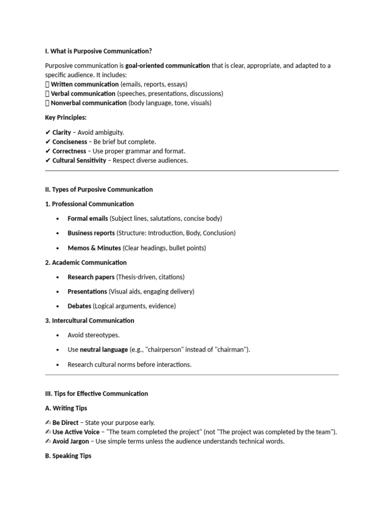 Understanding Purposive Communication | PDF | Communication | Nonverbal ...