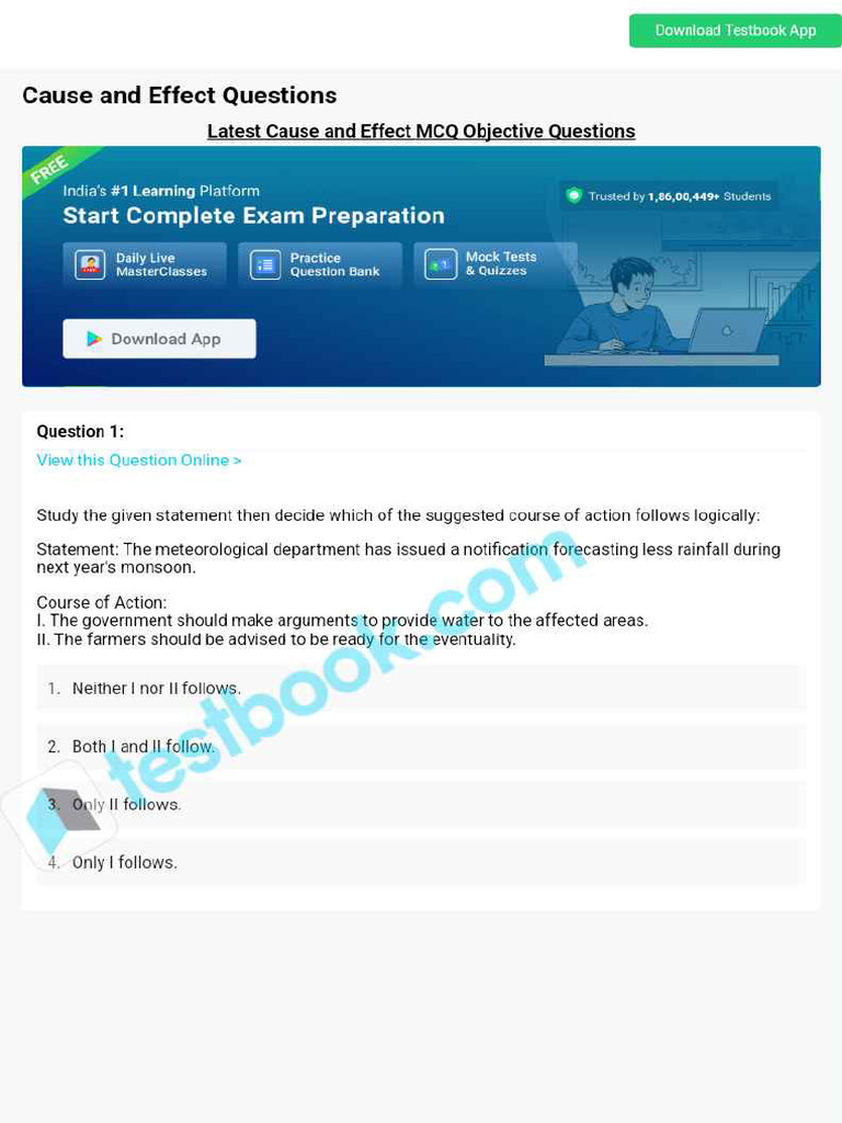 Cause and Effect | PDF