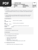 Employee Personnel File Checklist | PDF