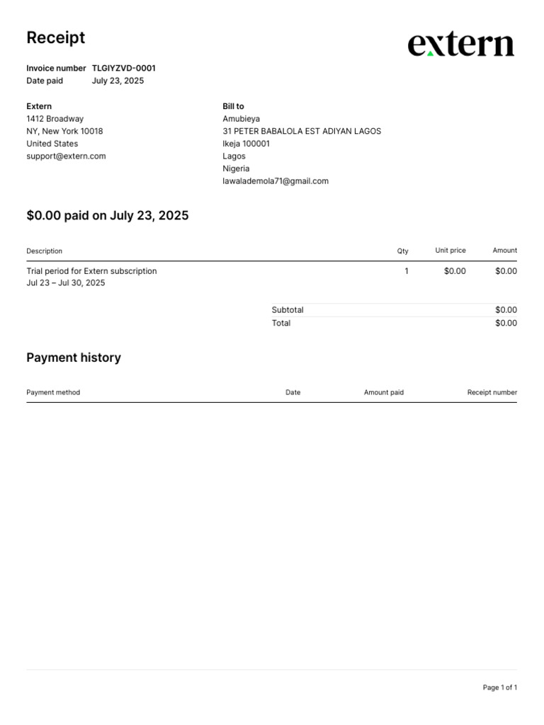Receipt 2521 4508 | PDF