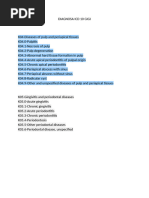 ICD-10 Codes for Dental Conditions | PDF