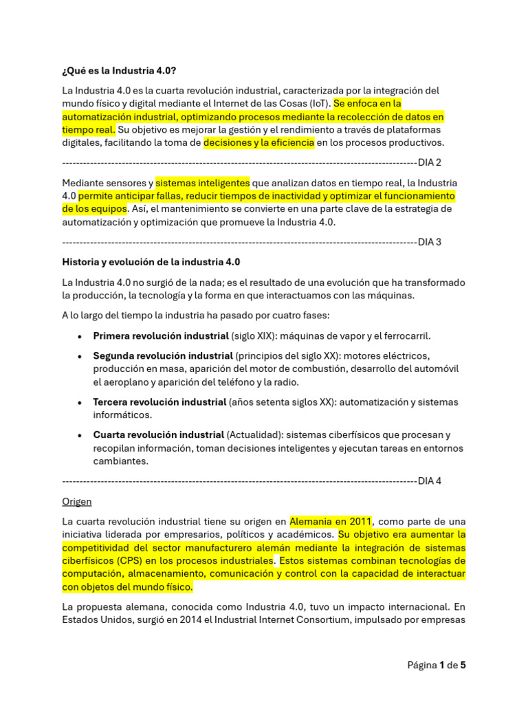 Introducción a la Industria 4.0 | PDF | Internet de las Cosas | Informática