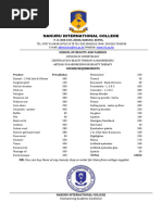 Canteen Stores Product List | PDF | Shaving | Toothbrush