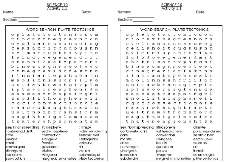 Science 10 Activity 1.1 Worksheet | PDF