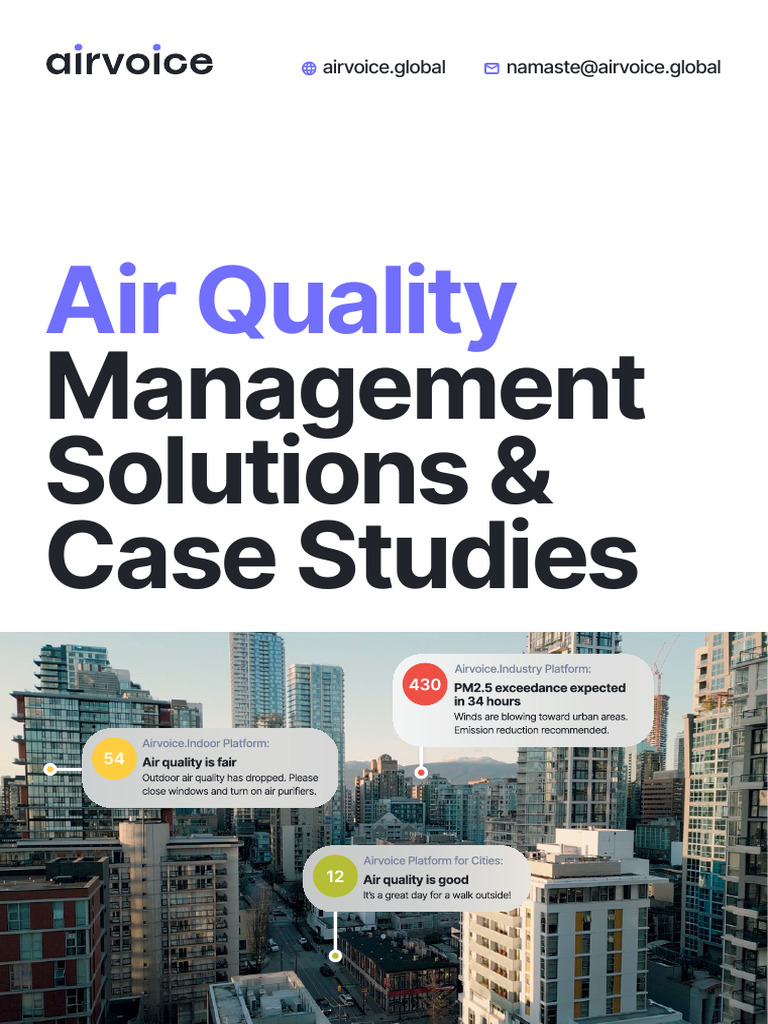Air Quality Management Solutions in India | PDF | Ventilation ...