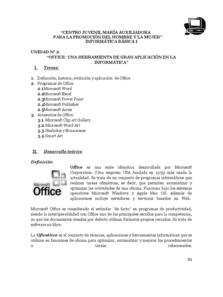 Programas de Office: Guía Básica | PDF | Microsoft Office 2010 ...