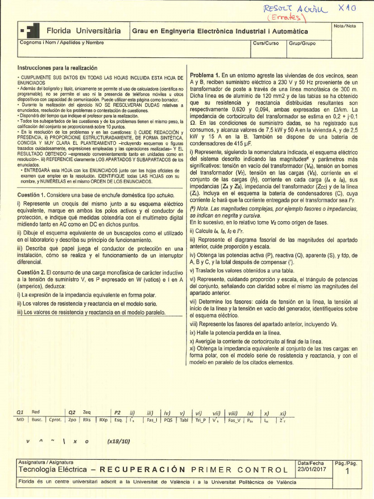 TE X10 Circ-Alt REC-16-Resolt | PDF