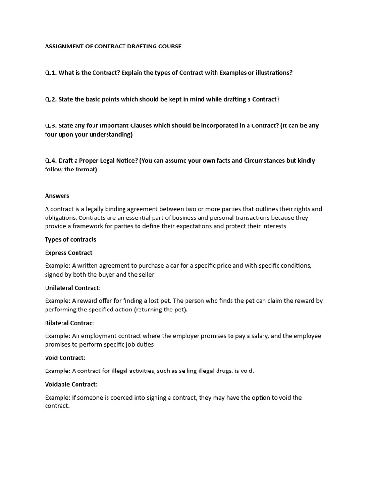 Contract Drafting Essentials Guide | PDF | Indemnity | Arbitration