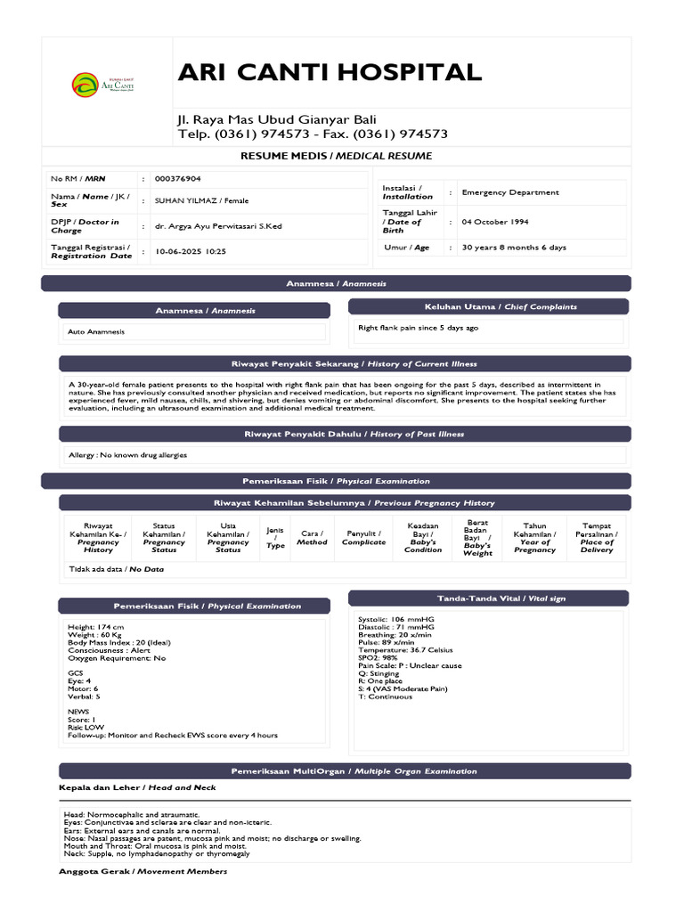 Abdomen Examination and Tofedex Prescription | PDF | Medical Diagnosis ...