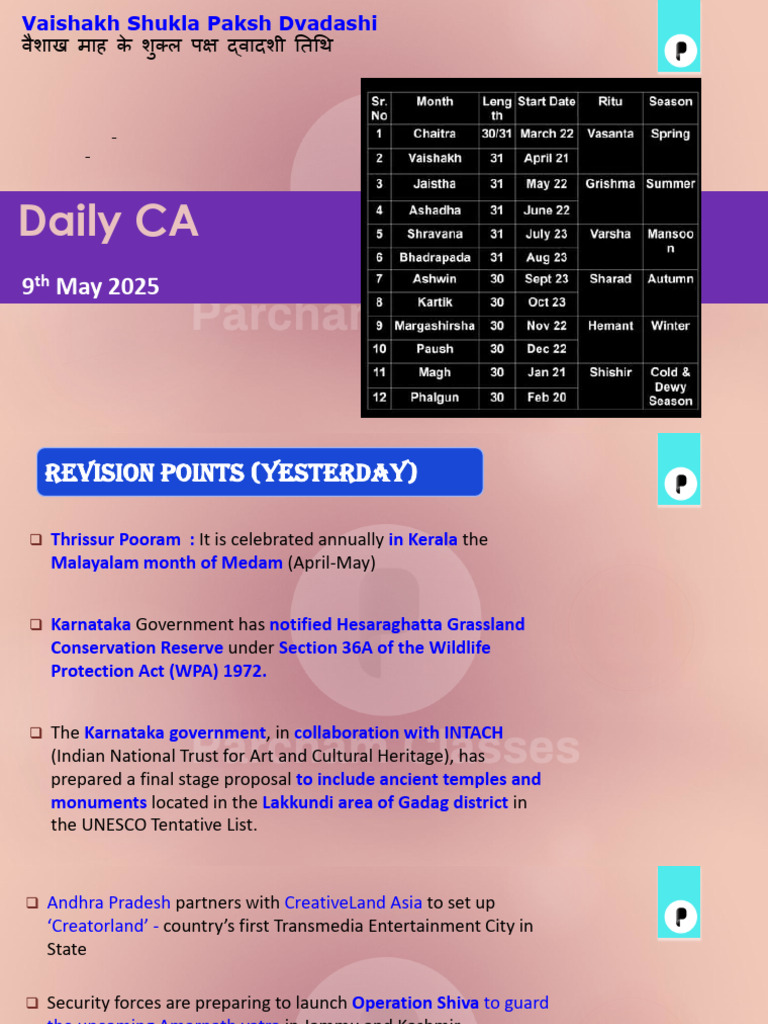 Daily Current Affairs - May 9, 2025 | PDF | Cruise Missile | Military ...