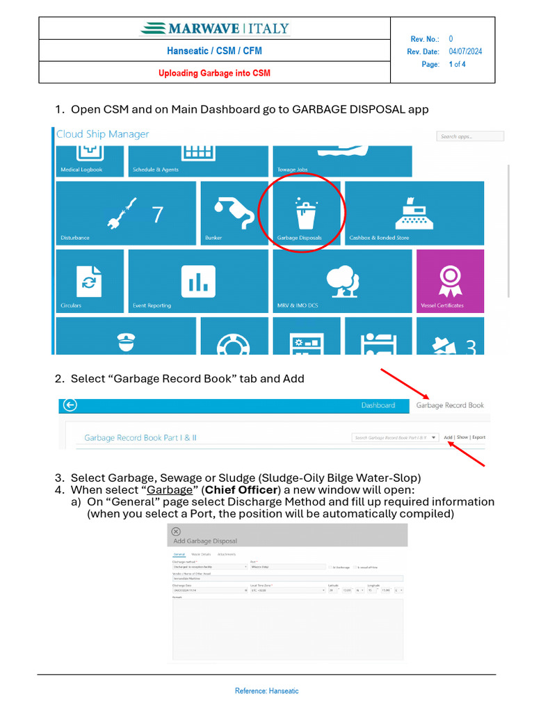 Uploading Garbage in CSM Guide | PDF | Waste | Pollution