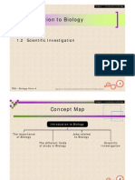 Introduction To Biology: Concept Map