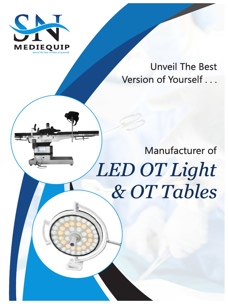 LED OT Lights and Tables Manufacturer | PDF | Power Supply | Light ...