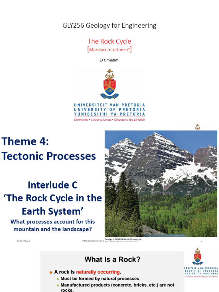 Understanding the Rock Cycle in Geology | PDF