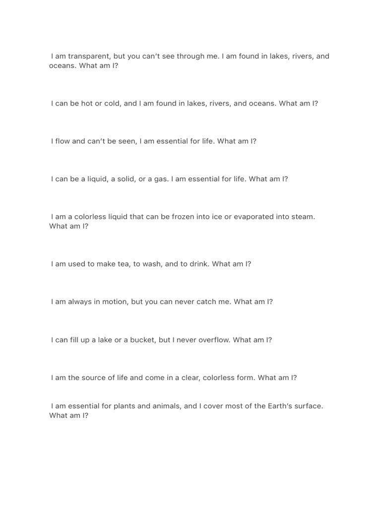 Riddle Without Answer | PDF