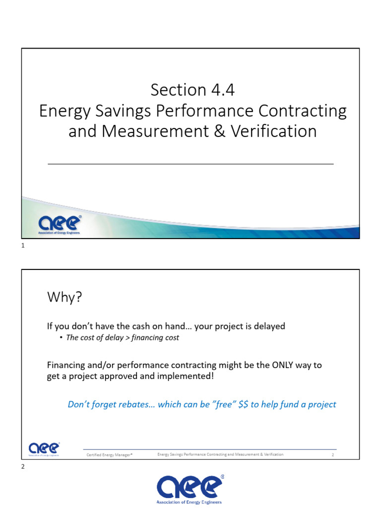 Energy Savings Performance Contracting Guide | PDF