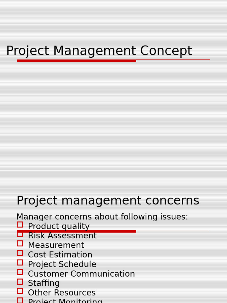 5 Project Management Concept | PDF | Project Management | Software