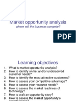 Market Opportunity Analysis: Where Will The Business Compete?