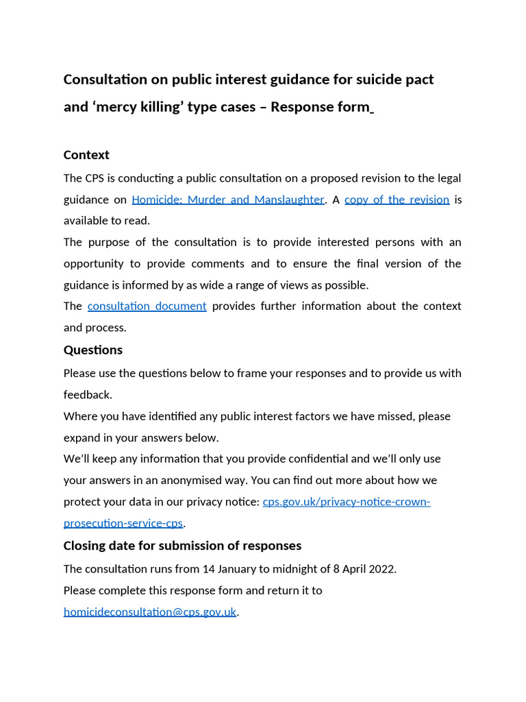 Response Form | PDF