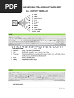 Menu Bar Dan Shortcut Ms. Word 2007-Web