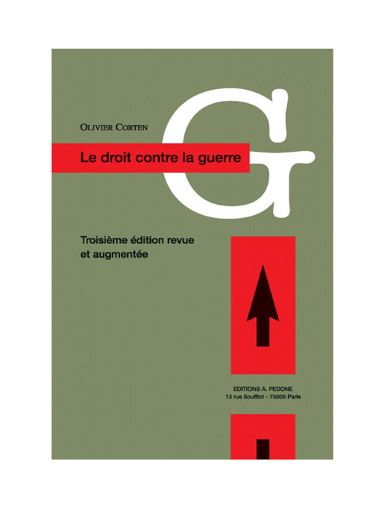 Droit international et interdiction de la force | PDF | Loi ...