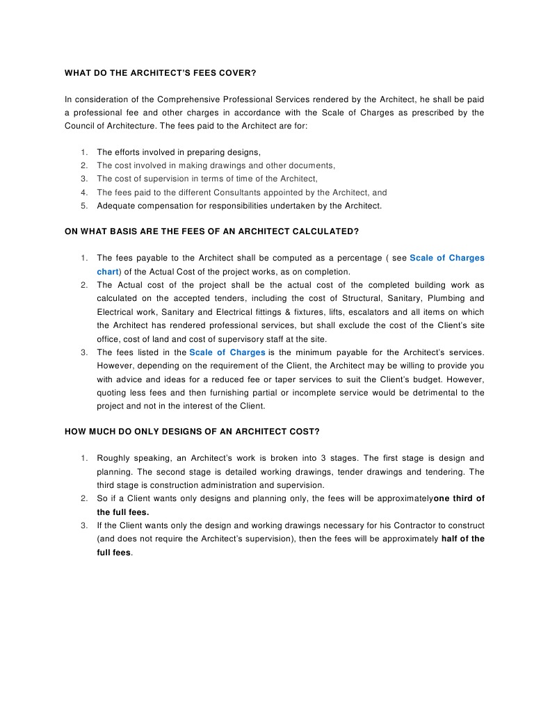 Understanding Architect Fee Structures | PDF | Architect | Fee